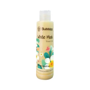 شاور جل للاستحمام برائحة بالمسك الابيض Bubblzz 250ml